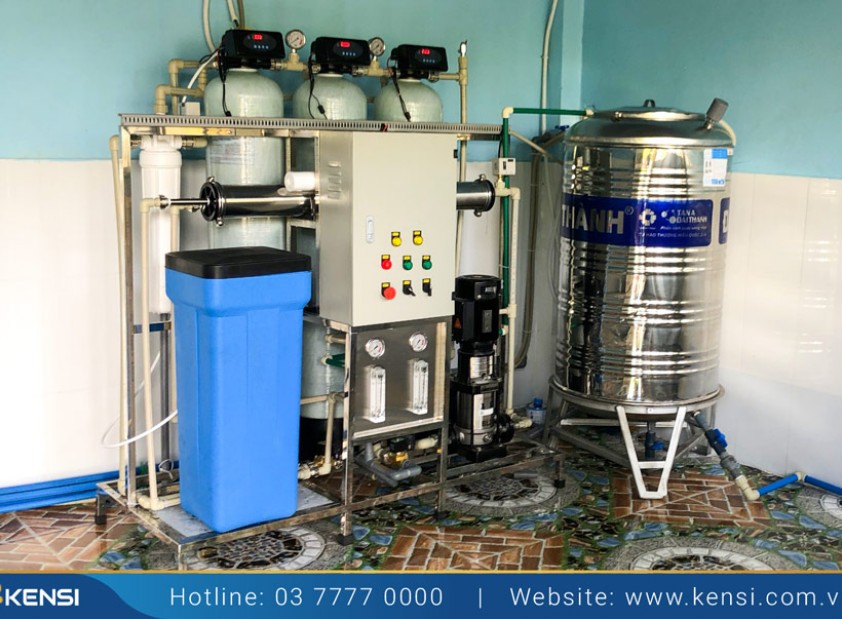 Lắp đặt hệ thống lọc nước công nghiệp xử lý nước nhiễm phèn cho nhà xưởng 