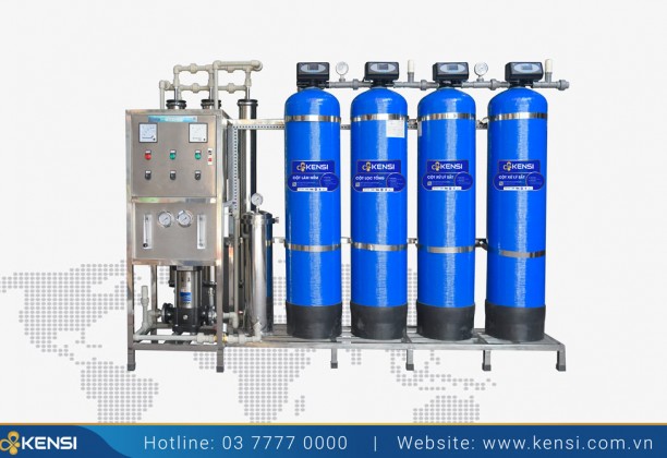 Hệ thống máy lọc nước 750 L/h cho bệnh viện
