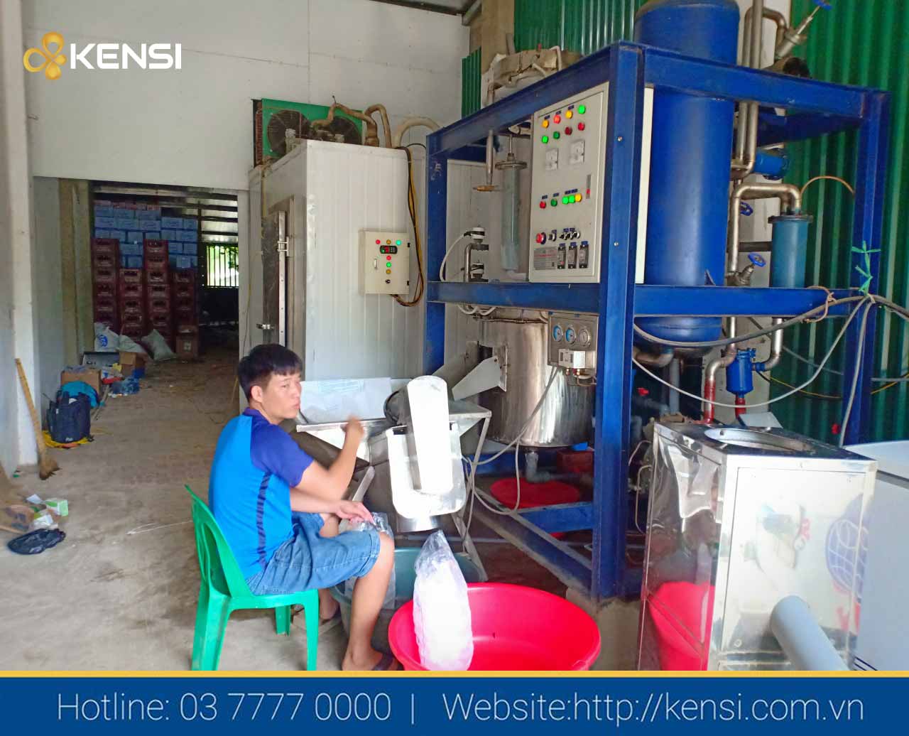 Công ty Tekcom cung cấp thiết bị và giải pháp lọc nước cho sản xuất đá viên