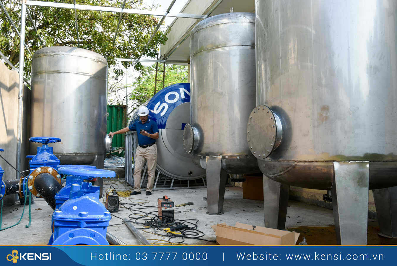Tekcom cung cấp, lắp đặt thiết bị lọc nước cho nhà xưởng