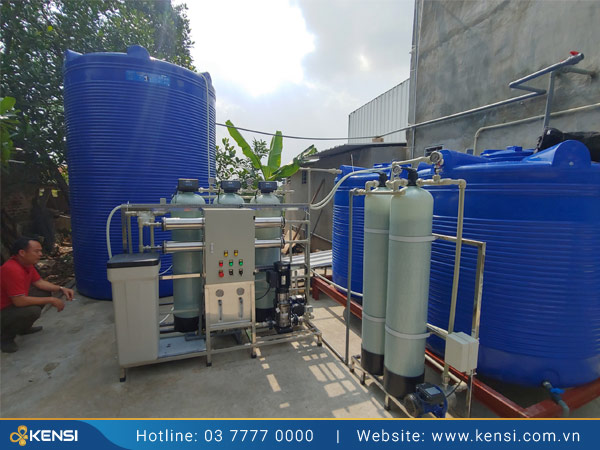 Hệ thống lọc nước RO cung cấp lượng nước sạch lớn cho sản xuất