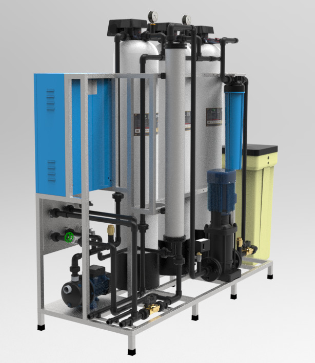 Máy lọc nước công nghiệp 500l/h phục vụ sản xuất công nghiệp