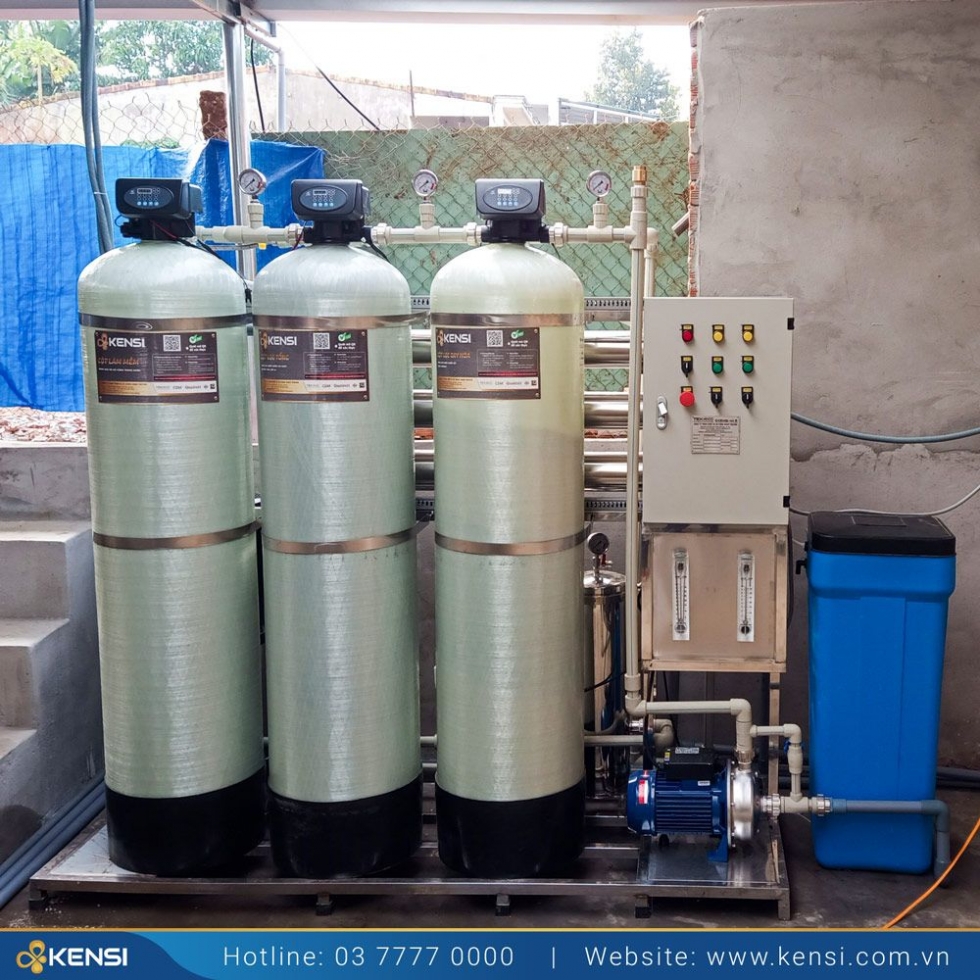 Hệ thống lọc nước công nghiệp RO xử lý nguồn nước nhiễm đá vôi