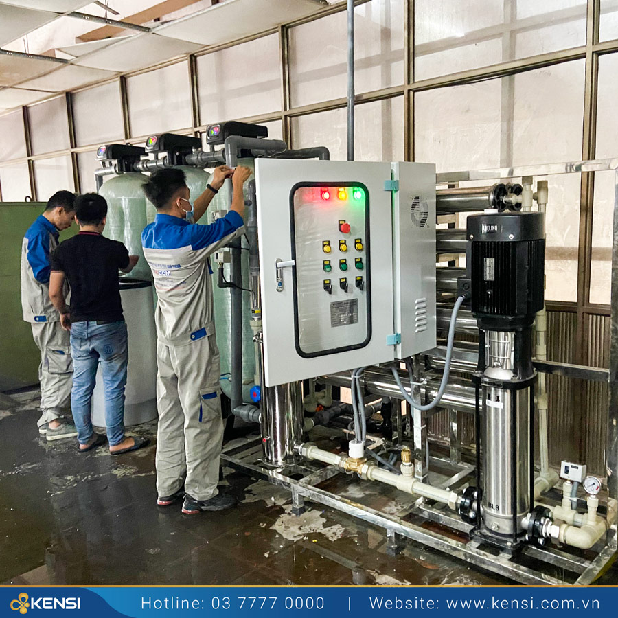 Hệ thống lọc nước RO xử lý nguồn nước tinh khiết, đạt chuẩn