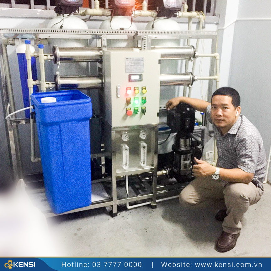 Tekcom cung cấp, lắp đặt hệ thống lọc nước RO 500L/h