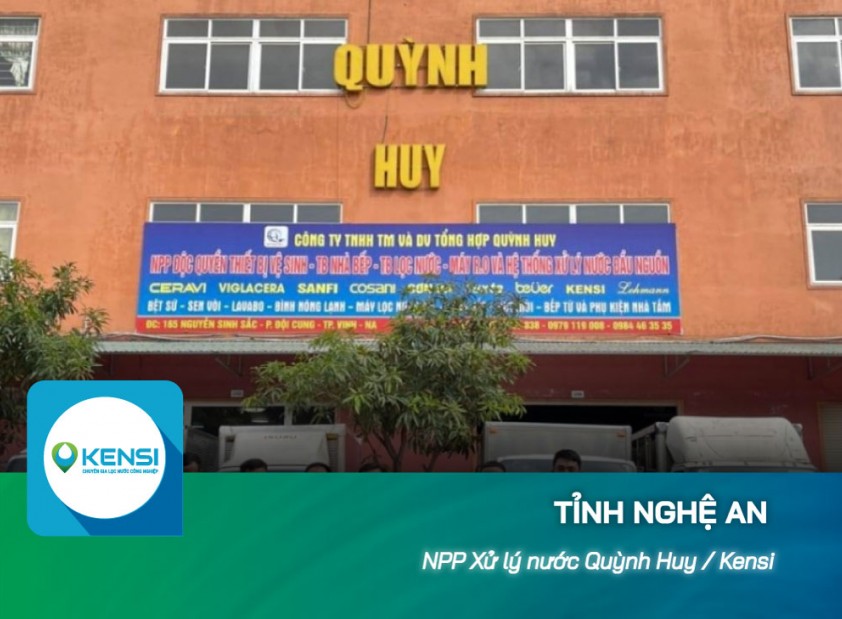 Cung cấp giải pháp và thiết bị máy lọc nước tỉnh Nghệ An