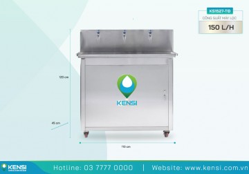 Máy Lọc Nước RO Kensi Bán Công Nghiệp 150 Lít/Giờ | Tủ Inox