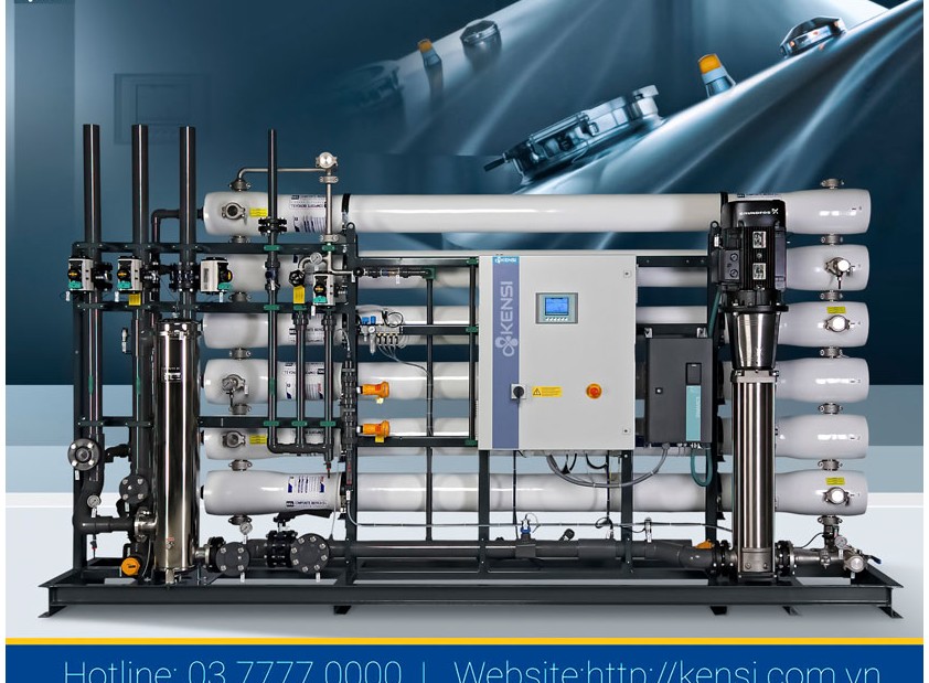 Xử lý nước lưu lượng lớn với máy lọc nước công nghiệp
