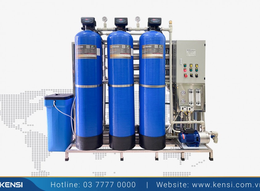 Lắp đặt hệ thống lọc nước công nghiệp 1000l/h cho nhà hàng