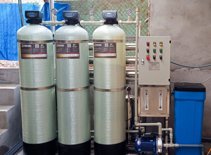 Quá trình vận hành của hệ thống lọc thô ở máy lọc nước công nghiệp RO