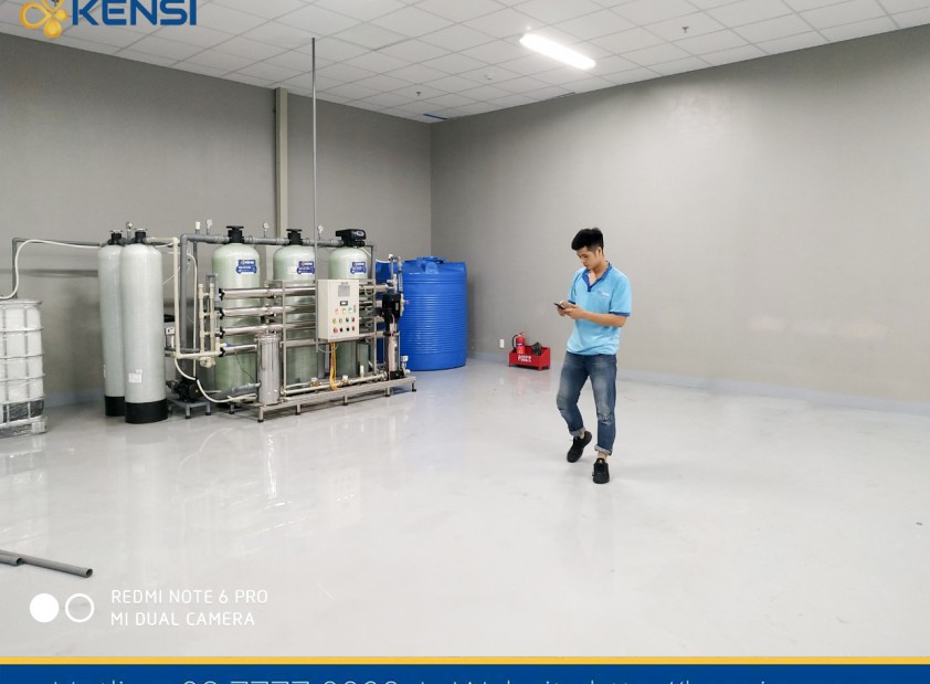 Hệ thống lọc nước công nghiệp dùng cho nhà máy sản xuất Pin