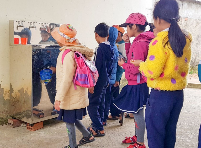 Lắp đặt máy lọc nước cho trường học 2000 học sinh
