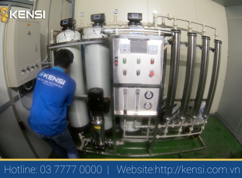 Dây chuyền máy lọc nước công nghiệp Kensi
