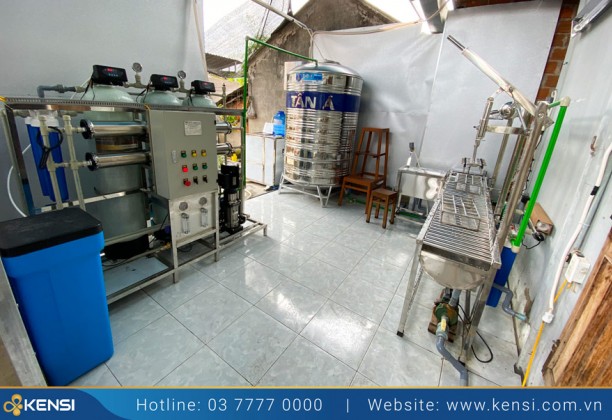 Hoàn thiện hệ thống lọc nước công nghiệp đóng chai đóng bình tại Bình Định