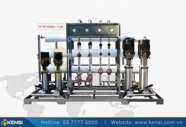 Hệ thống máy lọc nước 1500 L/h cho bệnh viện