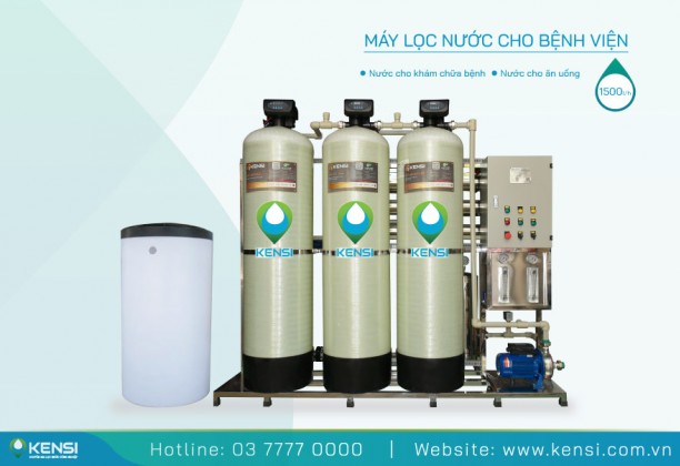 Hệ thống máy lọc nước 1500 Lít/Giờ cho bệnh viện