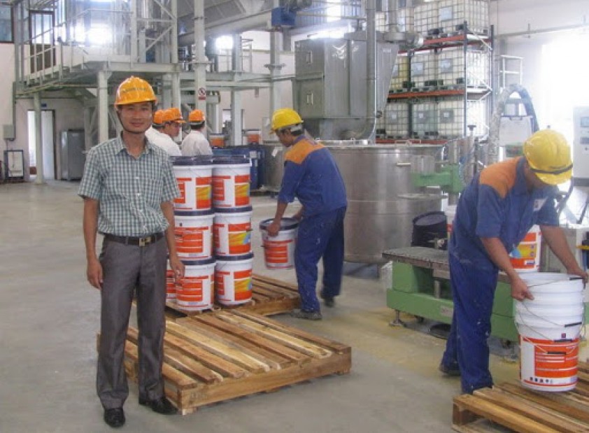 Hệ thống máy lọc nước công nghiệp dùng trong ngành sản xuất sơn