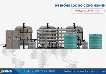 Hệ thống máy lọc nước RO công nghiệp 20000l/h