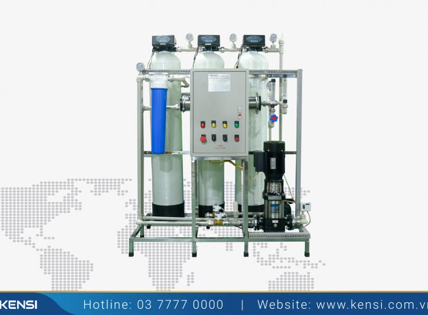 Máy lọc nước công nghiệp 150l/h thích hợp dùng trong không gian nào?