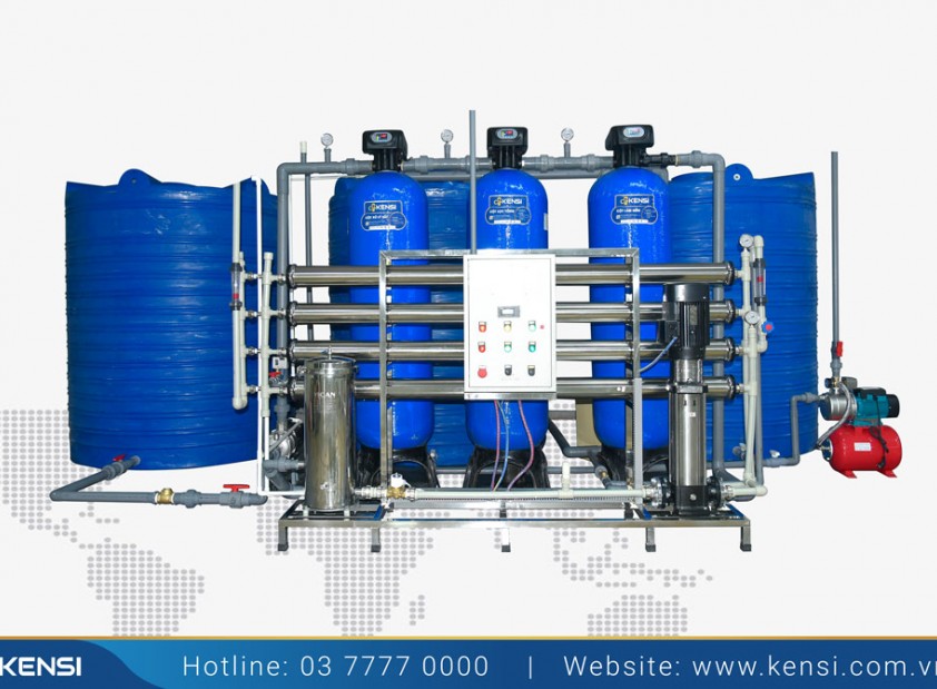 Quy trình lắp đặt hệ thống lọc nước công nghiệp RO công suất lớn