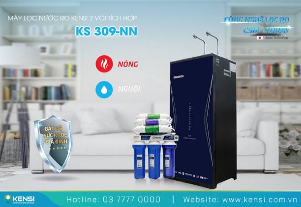 Máy lọc nước nóng nguội Kensi KS-309