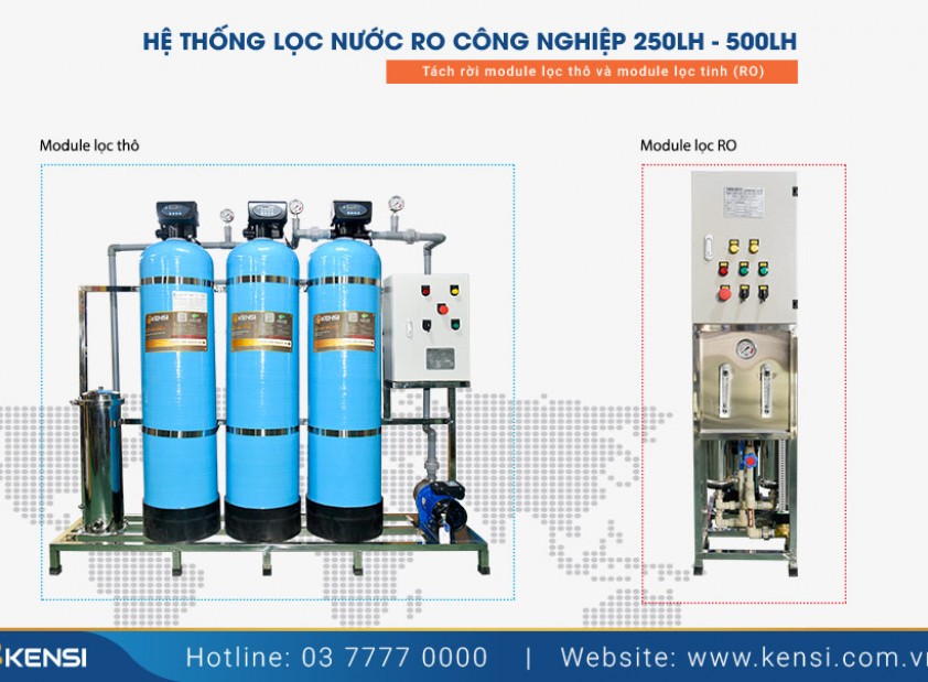 Một số ứng dụng của máy lọc nước công nghiệp RO 500l/h