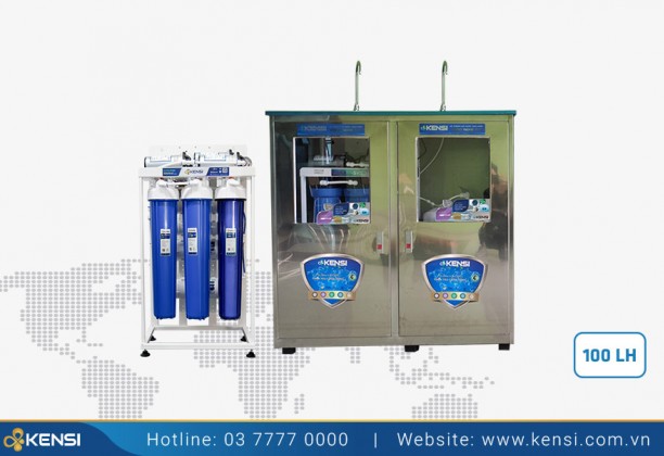 Hệ thống máy lọc nước 100 L/h cho bệnh viện