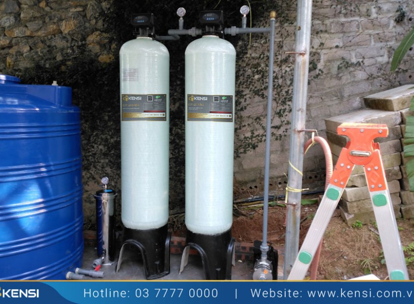 Giá hệ thống lọc tổng đầu nguồn xử lý nước giếng khoan
