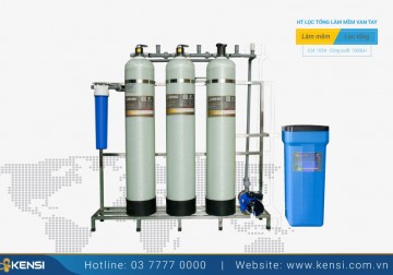 Hệ thống lọc nước tổng gia đình 3 cột composite 1000LH