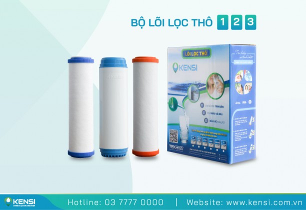 Bộ lõi lọc thô 123 Kensi