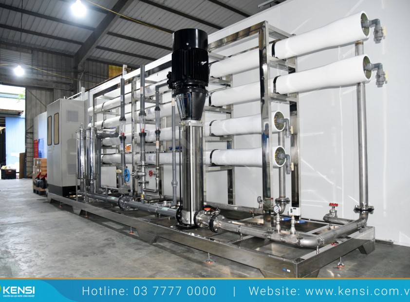 Máy lọc nước công nghiệp lắp đặt cho nhà xưởng có công suất bao nhiêu?