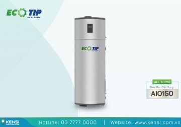 Máy bơm nhiệt Heat Pump All In One 150L cho gia đình