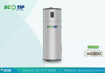 Máy bơm nhiệt Heat Pump All In One 200L cho gia đình