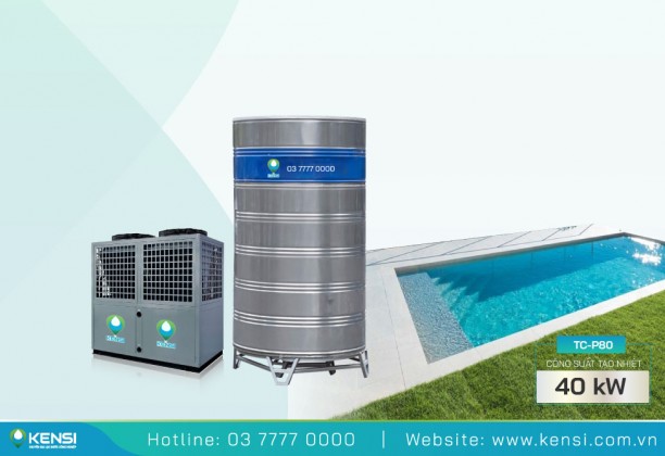 Máy bơm nhiệt Heat Pump cho bể bơi TC-P80