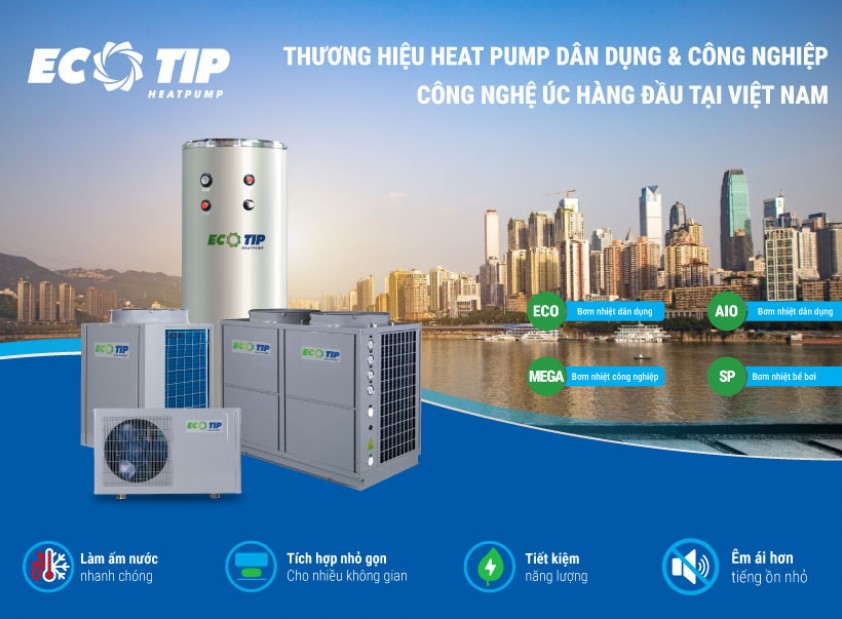 Báo giá hệ thống bơm nhiệt Heat Pump cho khách sạn 2025