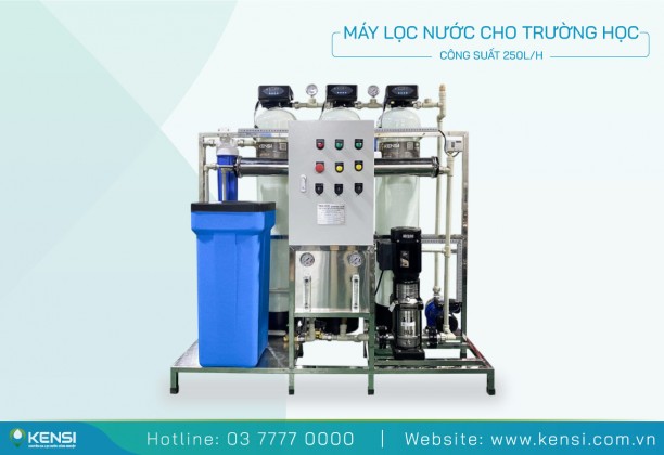 Hệ thống máy lọc nước 250 Lít/Giờ cho trường học