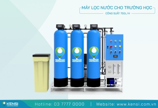 Hệ thống máy lọc nước 750 Lít/Giờ cho trường học