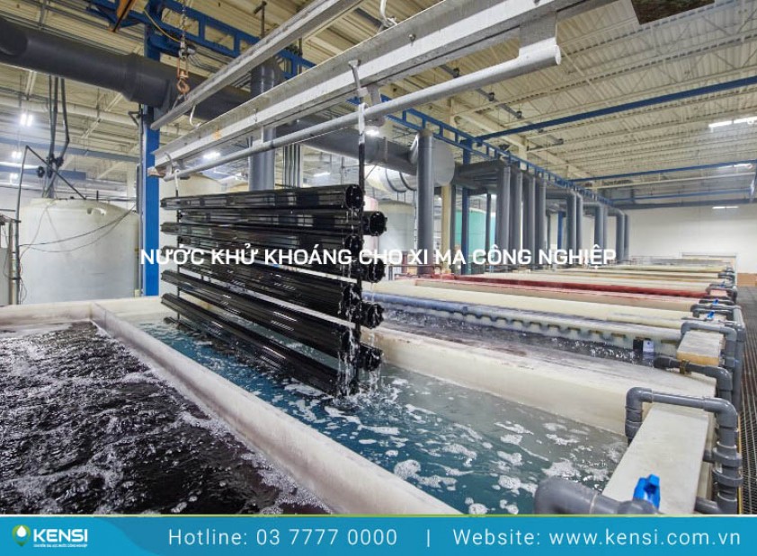 Tiêu chuẩn nước sạch cho sản xuất xi mạ từ máy lọc nước công nghiệp RO
