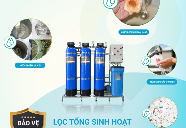 Hệ thống xử lý nước giếng khoan nhiễm Asen