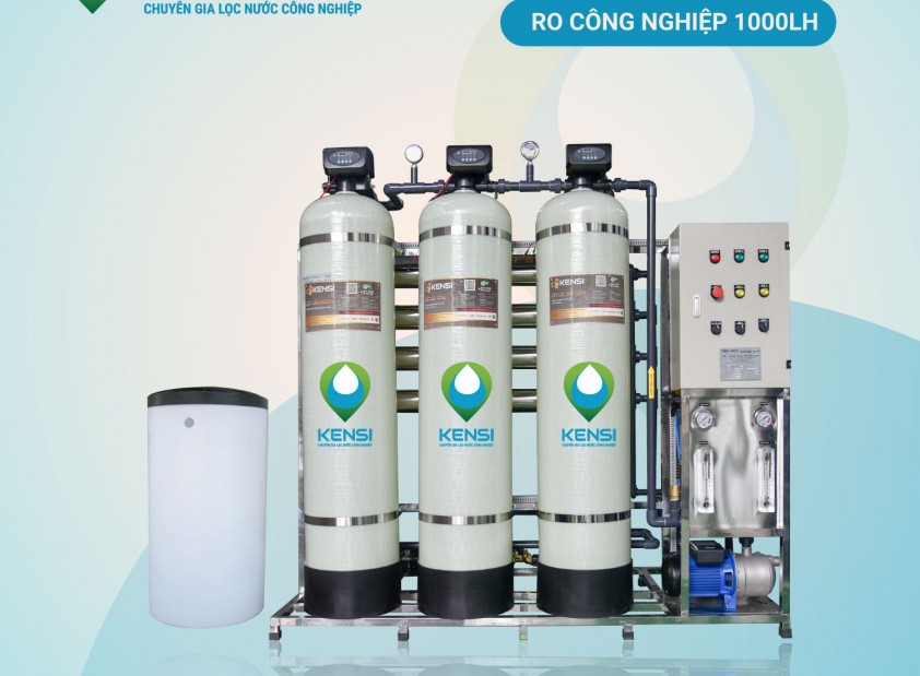 Hệ thống lọc nước công nghiệp 1000L/H có quy trình hoạt động ra sao?
