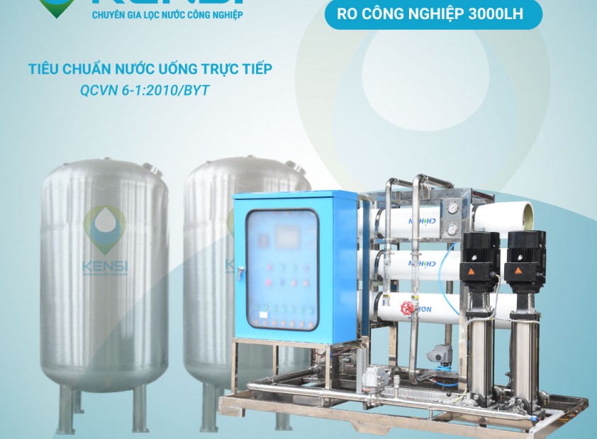 Máy lọc nước công nghiệp ứng dụng cho nhà xưởng sản xuất linh kiện điện tử