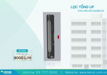 Máy lọc nước cho chung cư công suất 3000L/h - KSUF3000