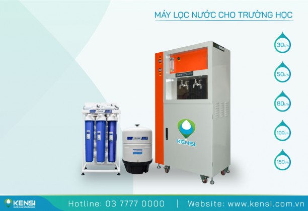 Hệ thống máy lọc nước 50 L/h cho trường học