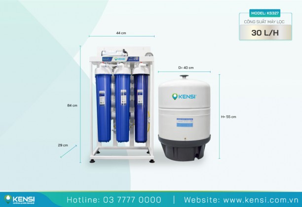 Máy Lọc Nước RO Kensi Bán Công Nghiệp 30 Lít/Giờ