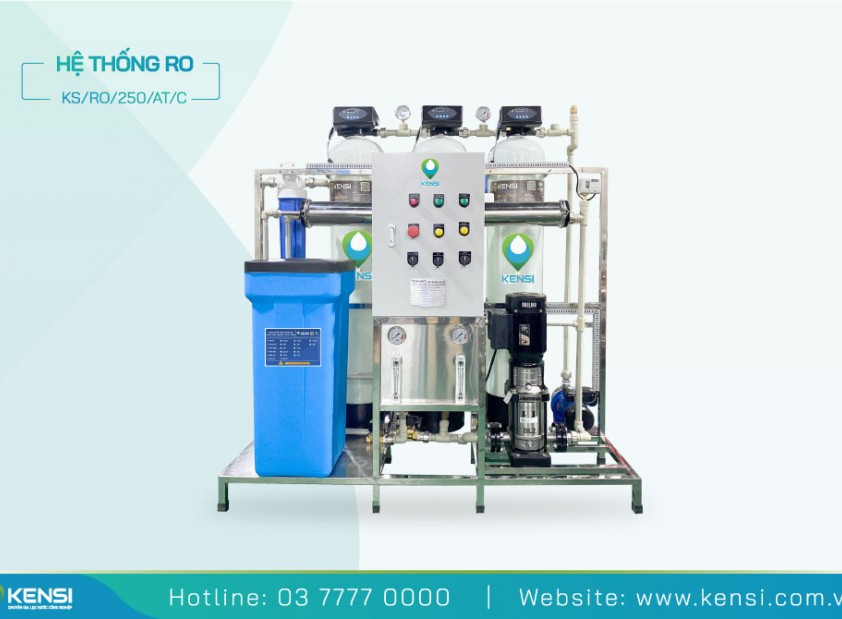 Tìm hiểu dòng máy lọc nước công nghiệp RO công suất 250 Lít/Giờ
