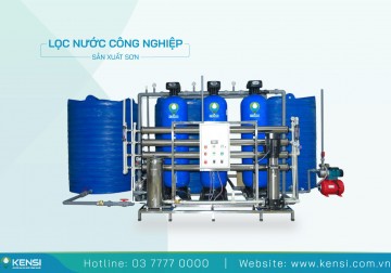 Hệ Thống Lọc Nước Công Nghiệp Cho Sản Xuất Sơn