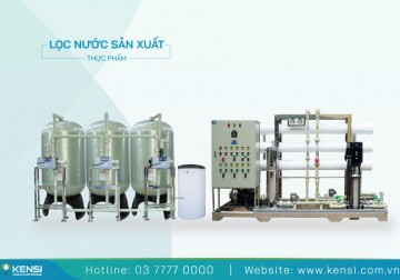 Hệ thống lọc nước sản xuất thực phẩm