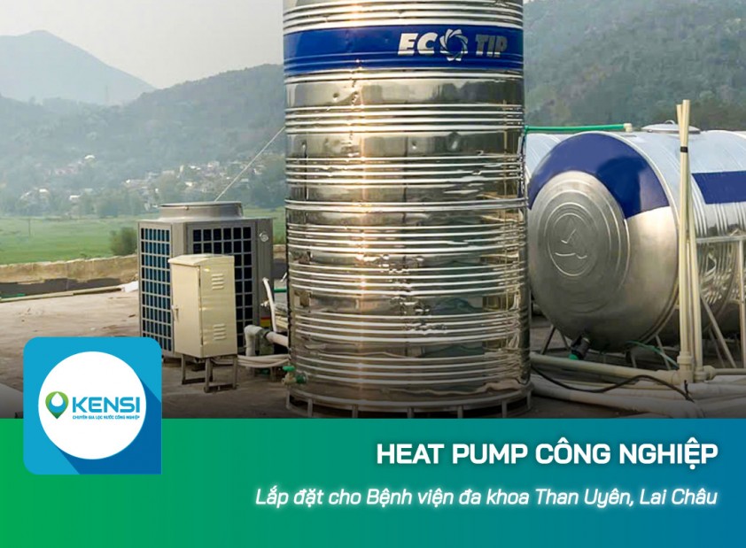 Lắp đặt Heat Pump công nghiệp cho Bệnh viện đa khoa Than Uyên, Lai Châu