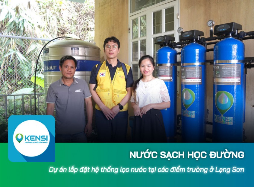 Dự án nước sạch học đường tại các điểm trường ở Lạng Sơn