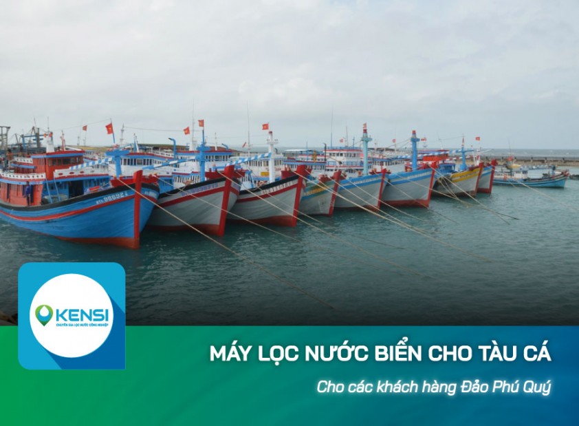 Dự án lắp đặt các máy lọc nước biển 160L/h tại đảo Phú Quý